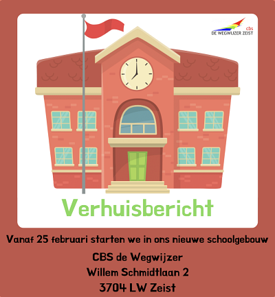 Op 25 februari starten wij in ons nieuwe gebouw